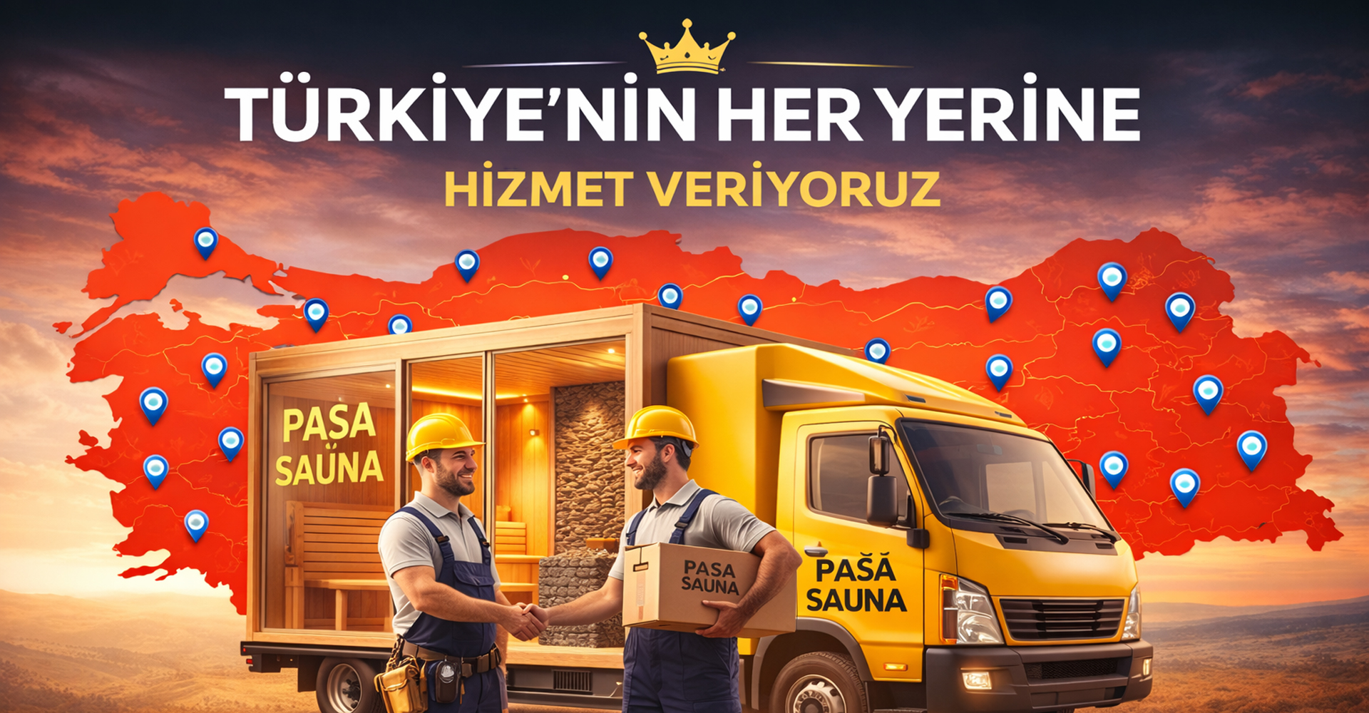Türkiye'nin Her Yerine Hizmet Veriyoruz